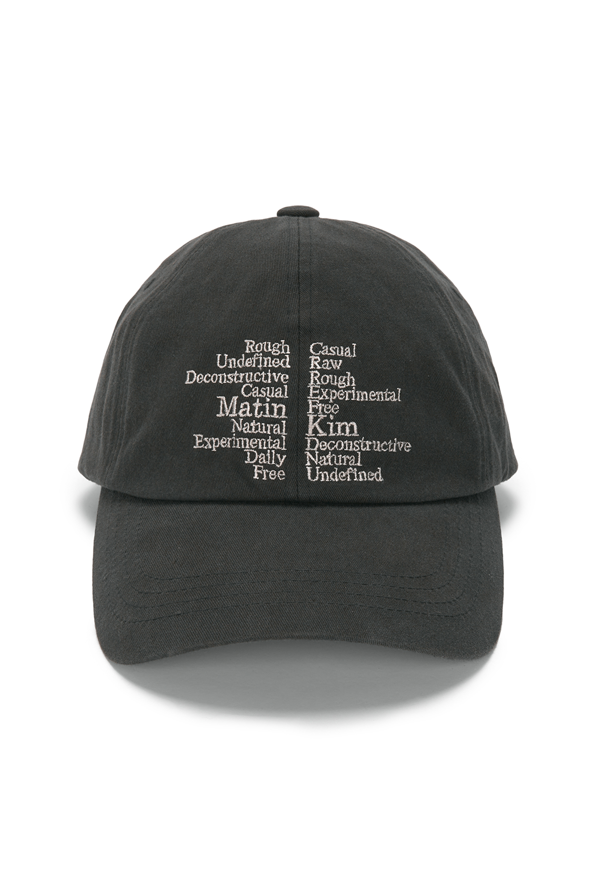 KEYWORD LETTERING BALL CAP IN CHARCOAL