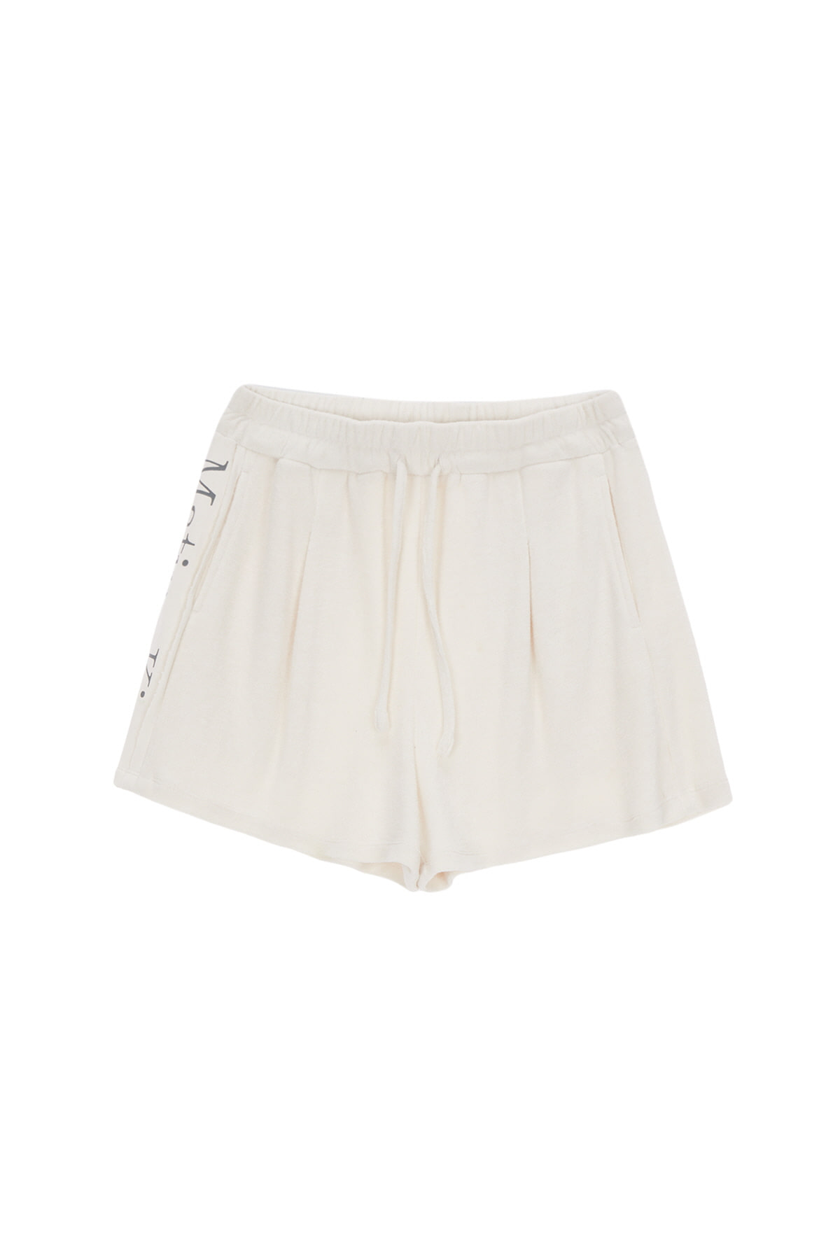 TERRY SHORT PANTS IN IVORY