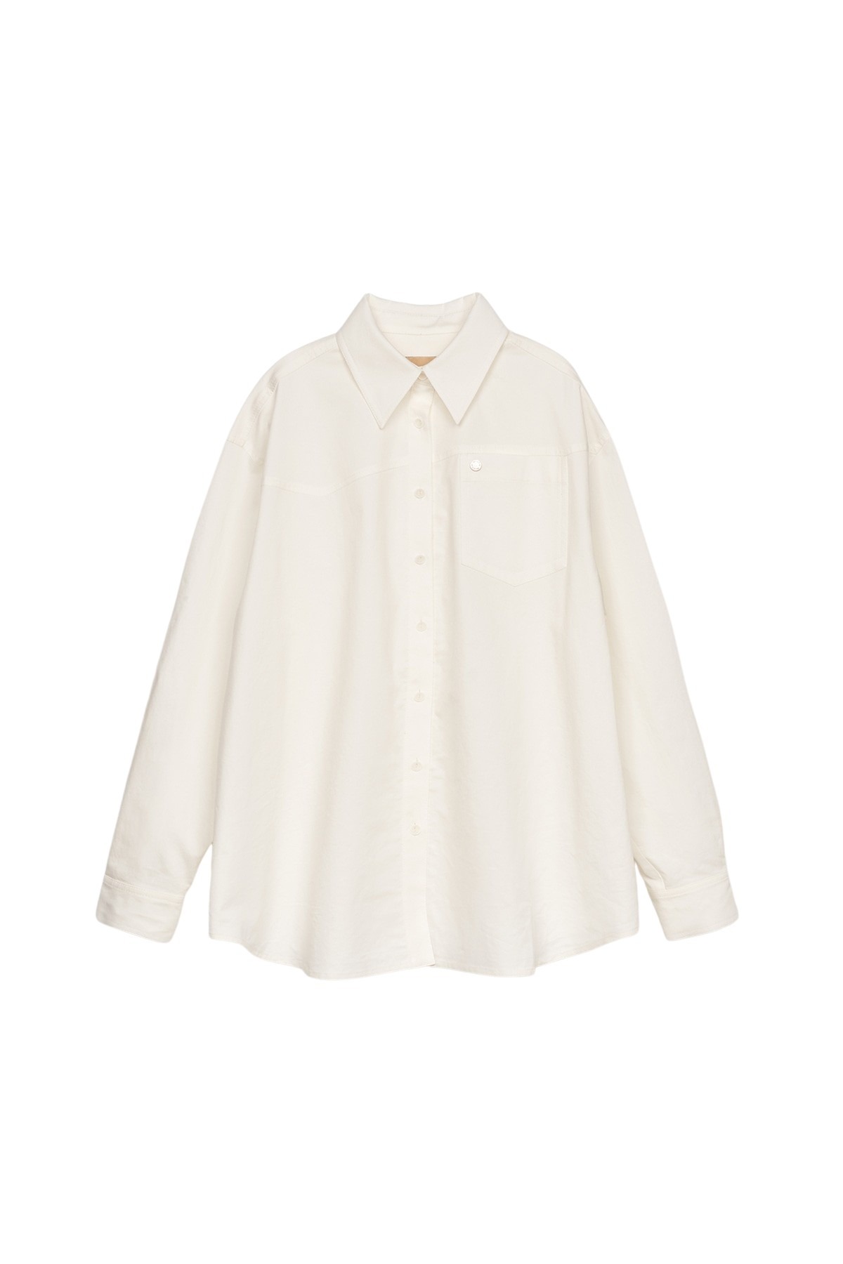 WESTERN DETAIL SHIRT IN IVORY