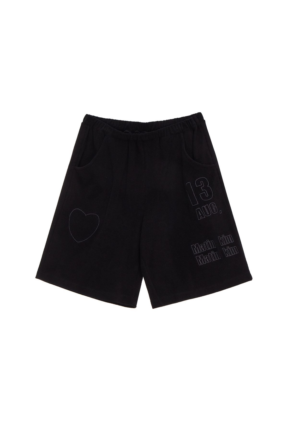 SOFT TOUCH HALF PANTS IN BLACK