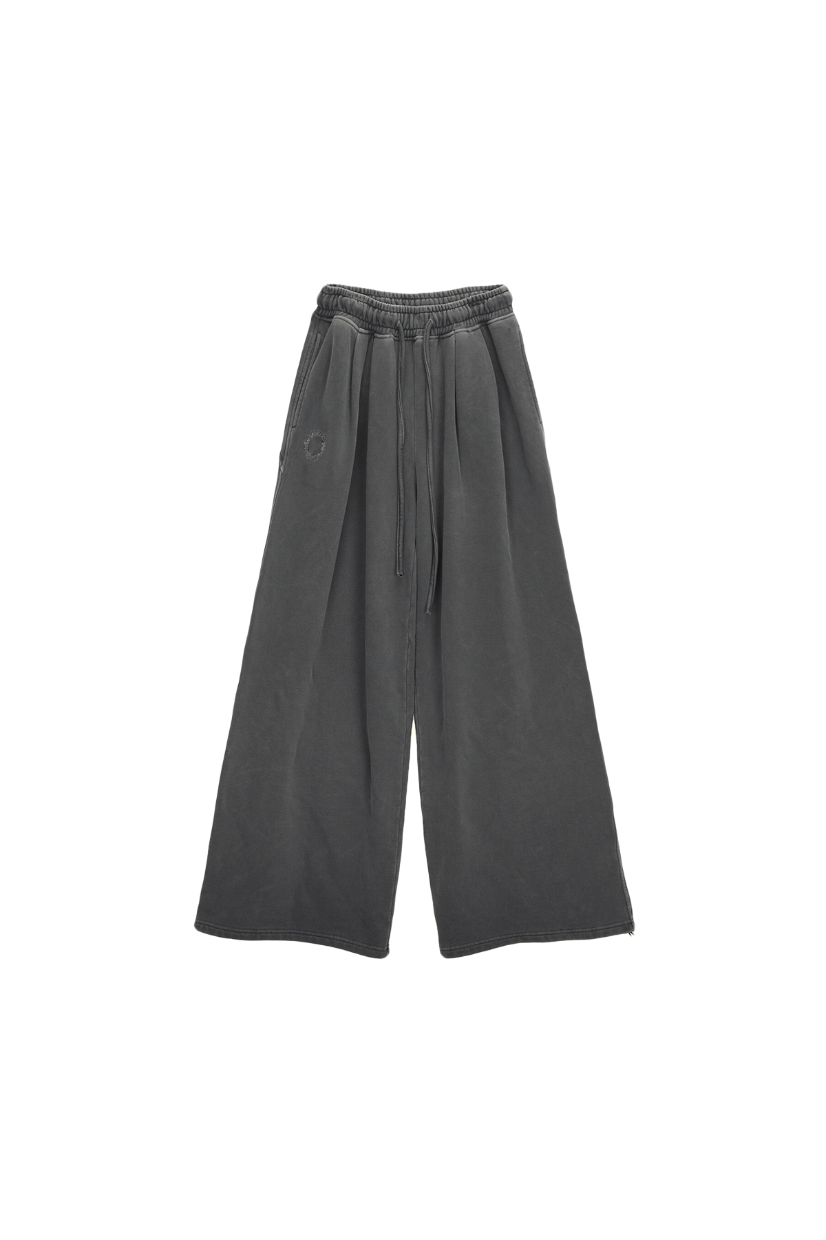 PIGMENT WIDE SWEATPANTS IN CHARCOAL