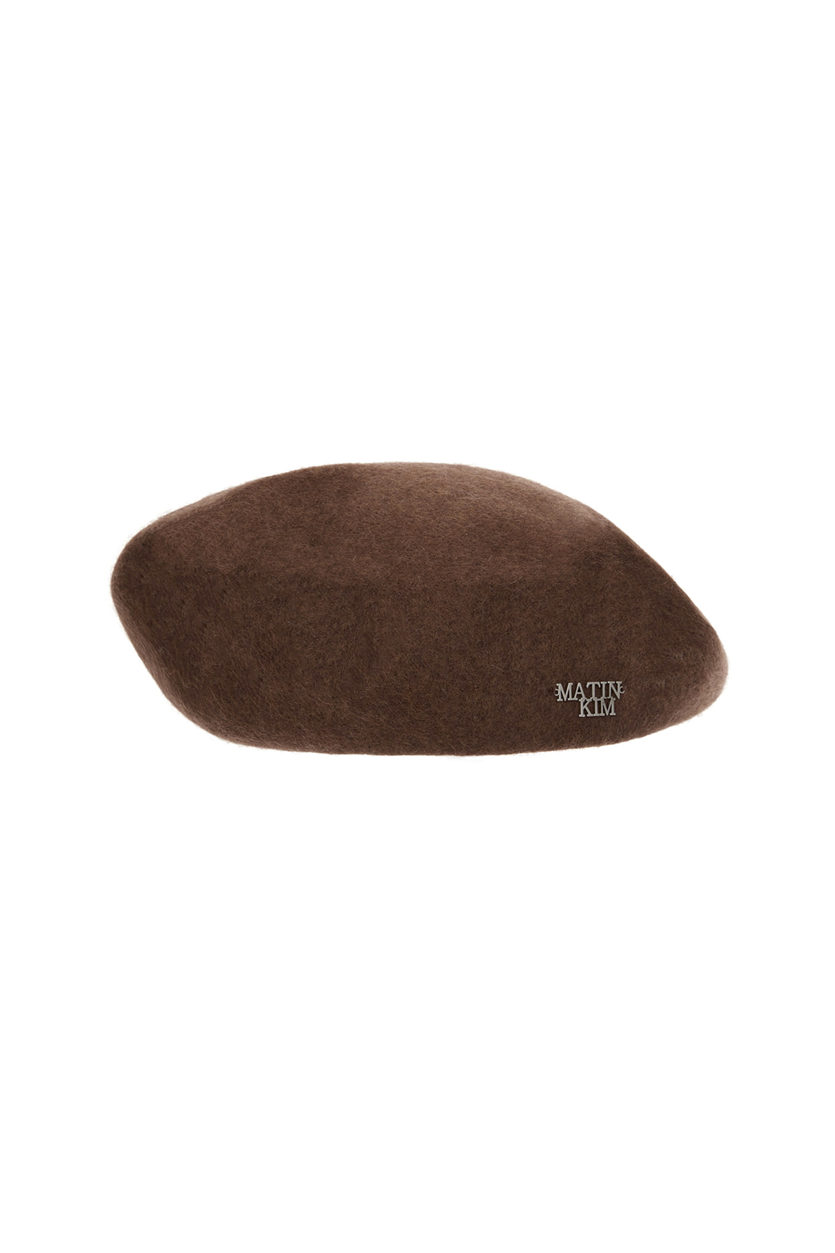 STUD LOGO POINT BERET IN BROWN