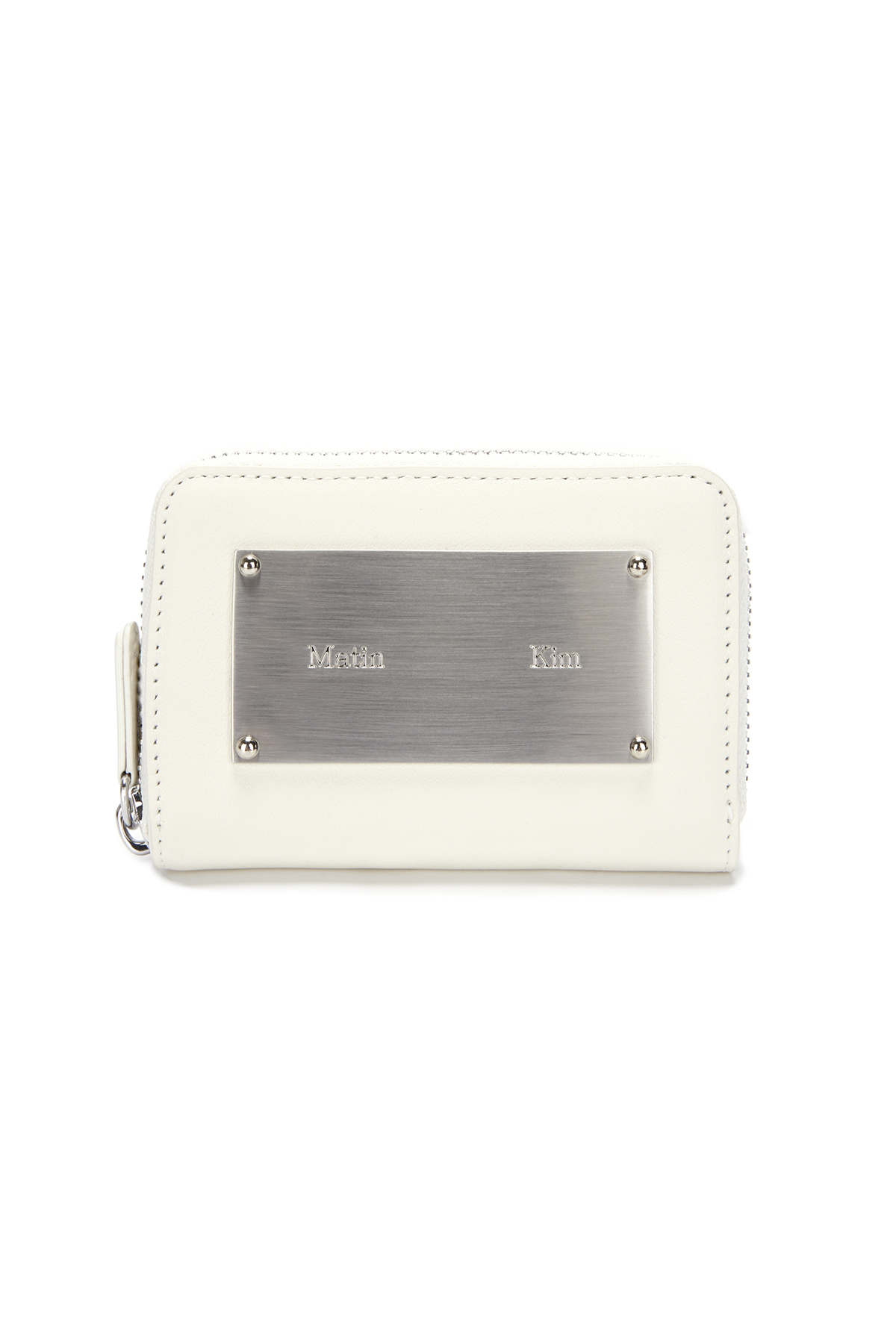 VINTAGE COMPACT WALLET IN IVORY