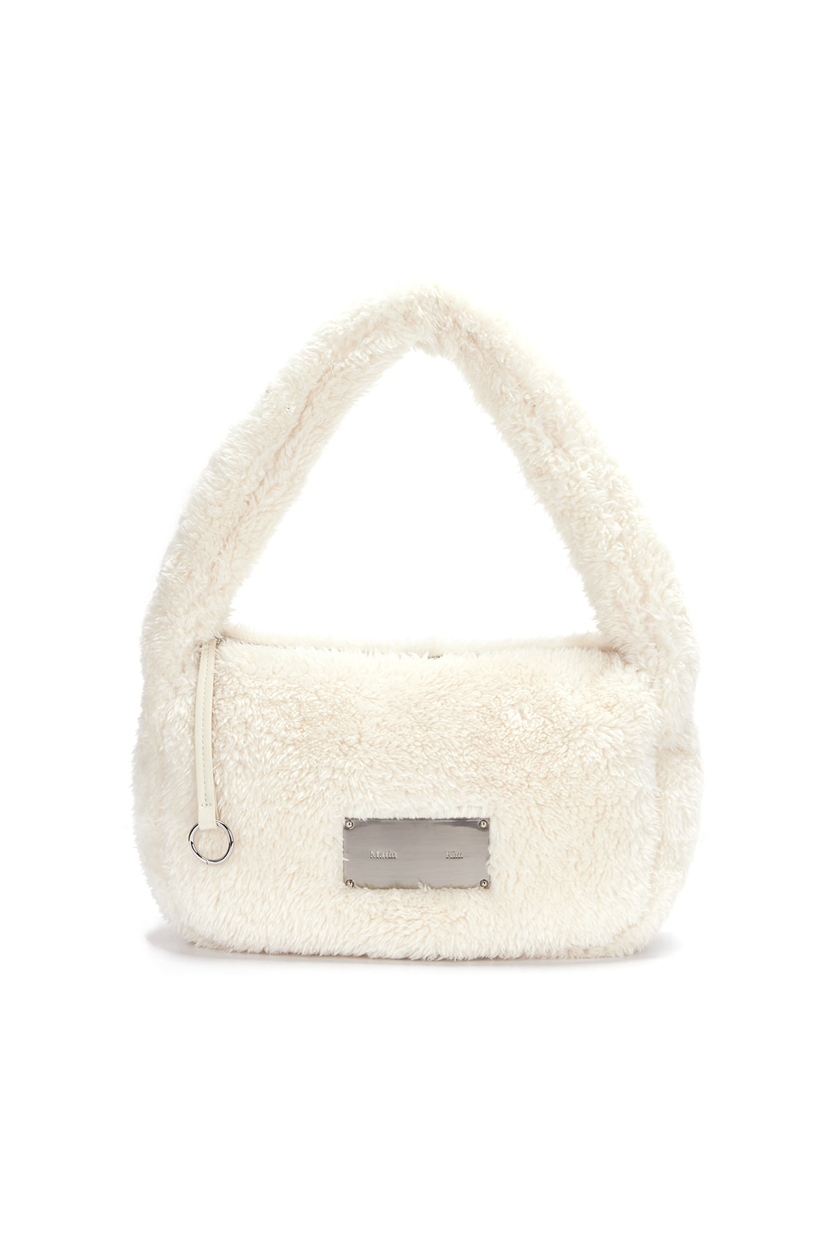 PLUFFY TOTE BAG IN IVORY