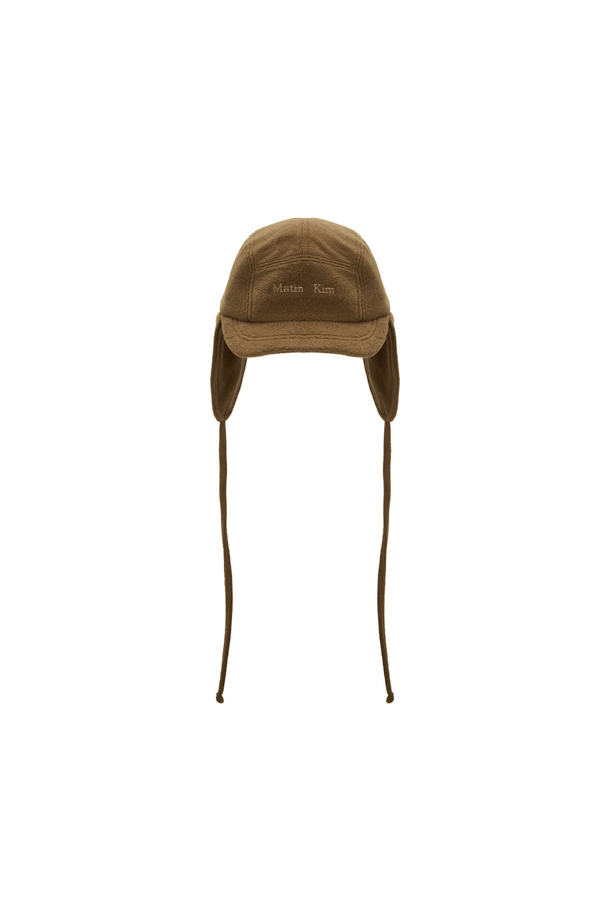MATIN FLEECE SOLID TRAPPER HAT IN CAMEL