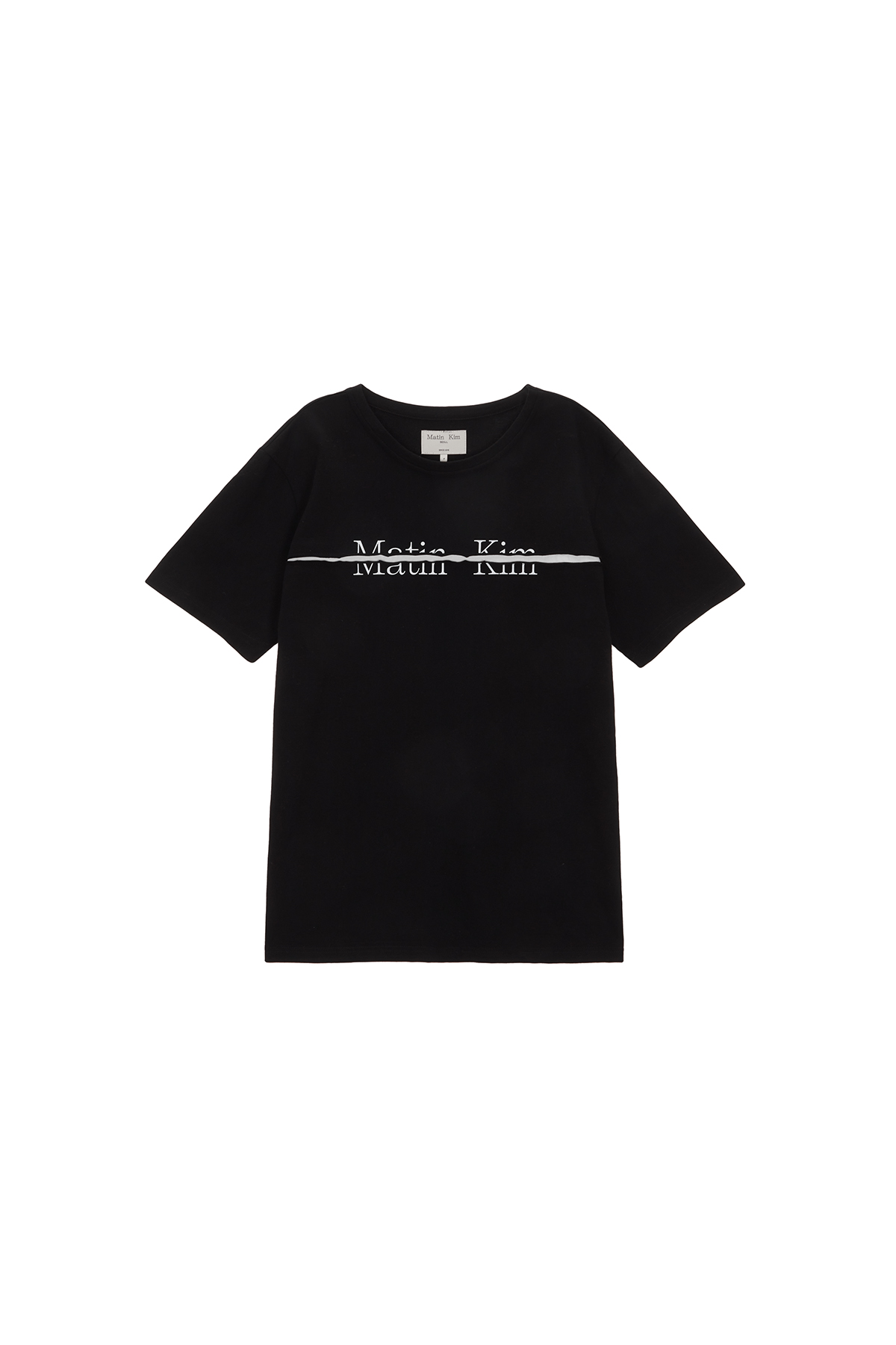 [EXCLUSIVE] LOGO CUTTED LAYERED TOP IN BLACK
