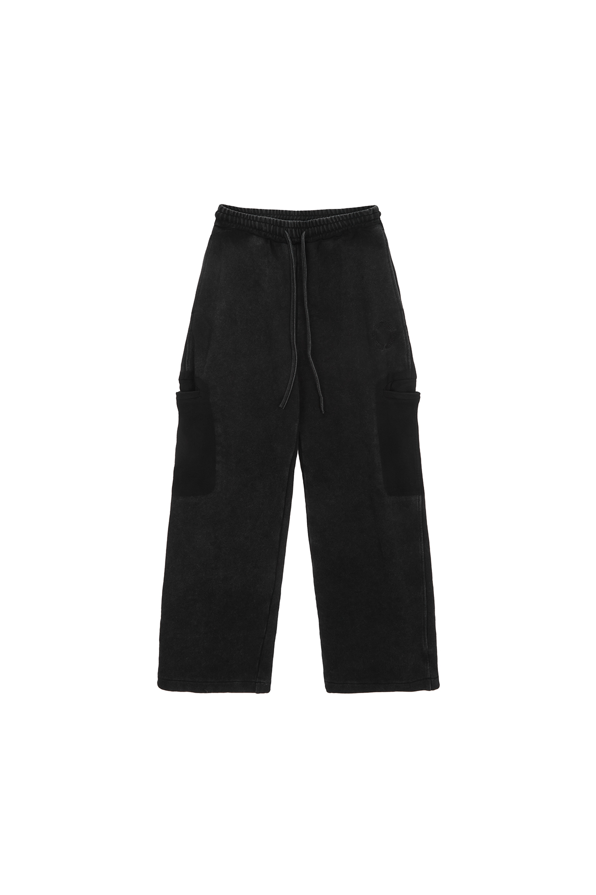 PIGMENT DYING SWEATPANTS IN BLACK
