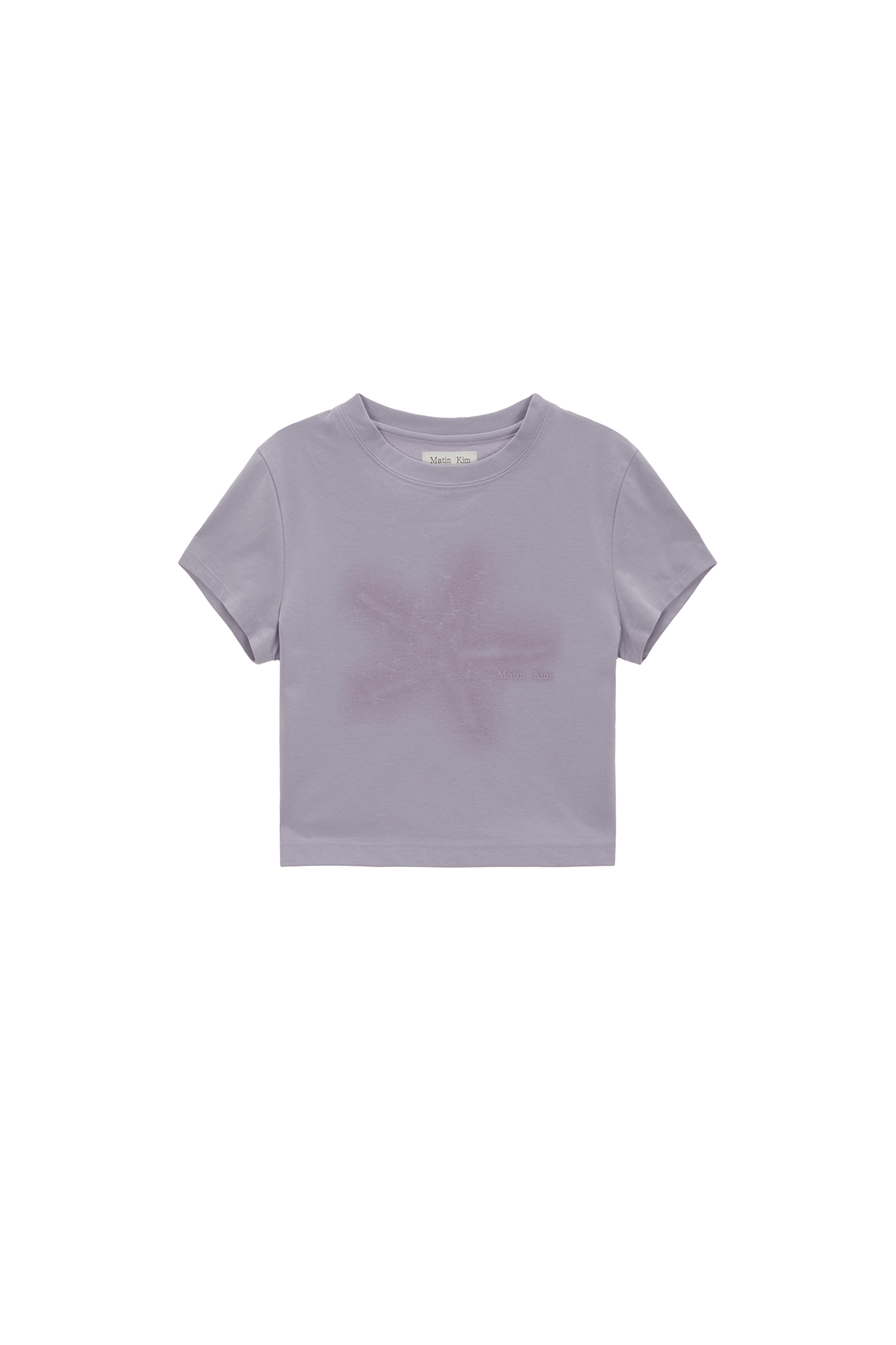 STARFISH GRAPHIC CROP TOP IN LILAC