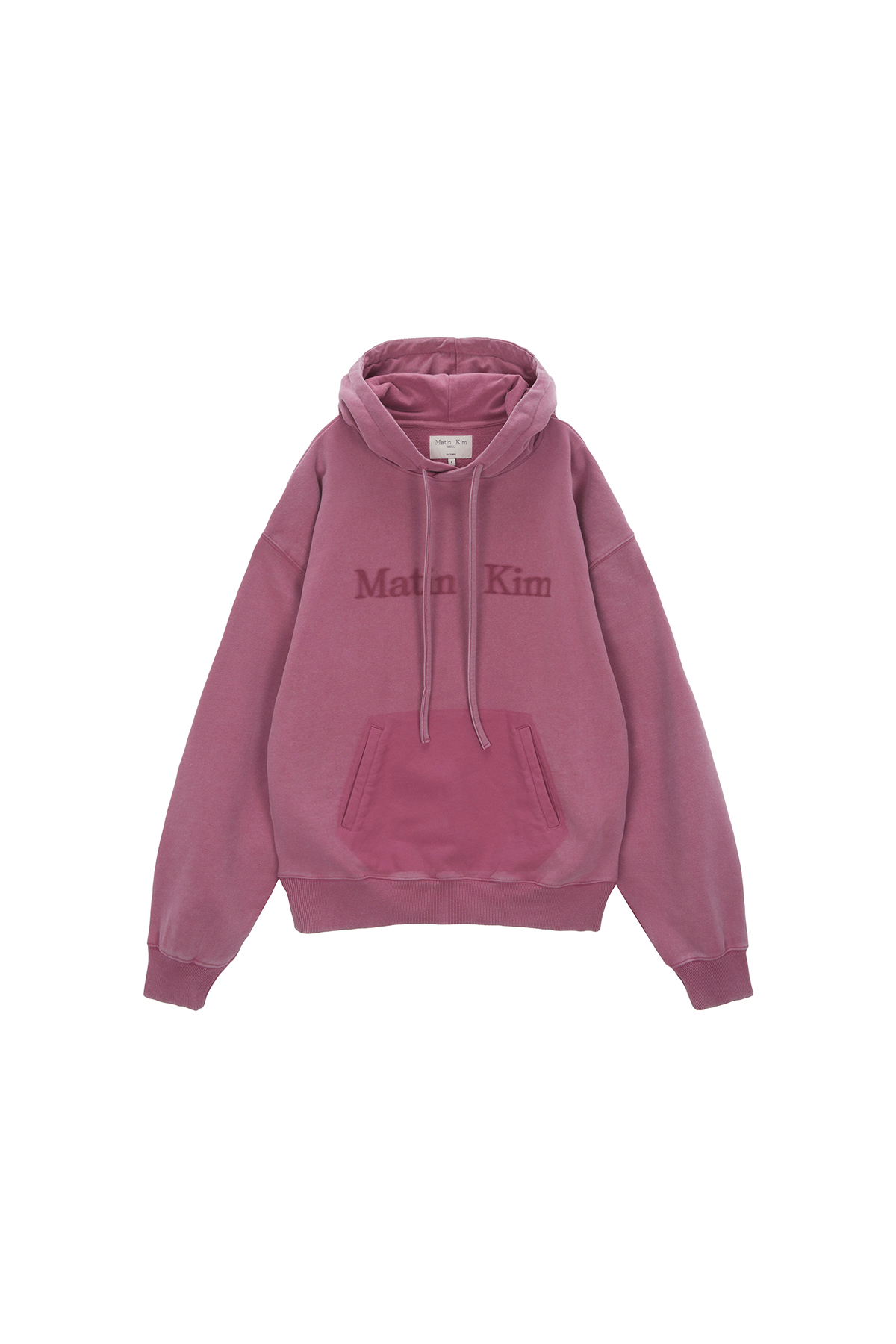 PIGMENT DYING LOGO HOODY IN PINK