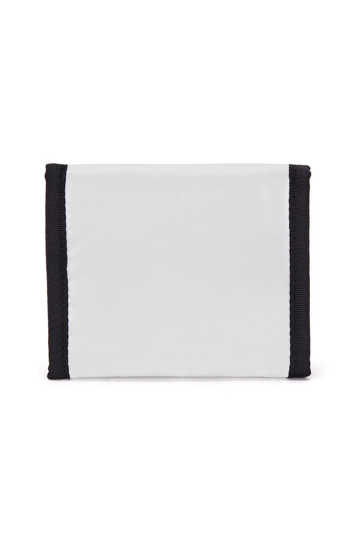 GLOSSY CAMP WALLET IN WHITE