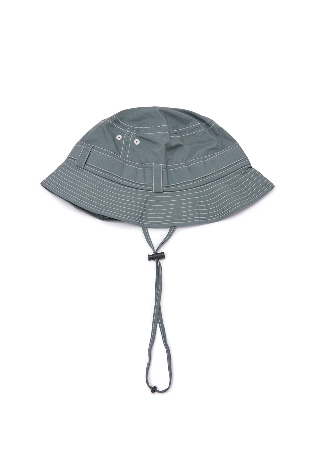 MATIN STITCH SAFARI BUCKET HAT IN CHARCOAL