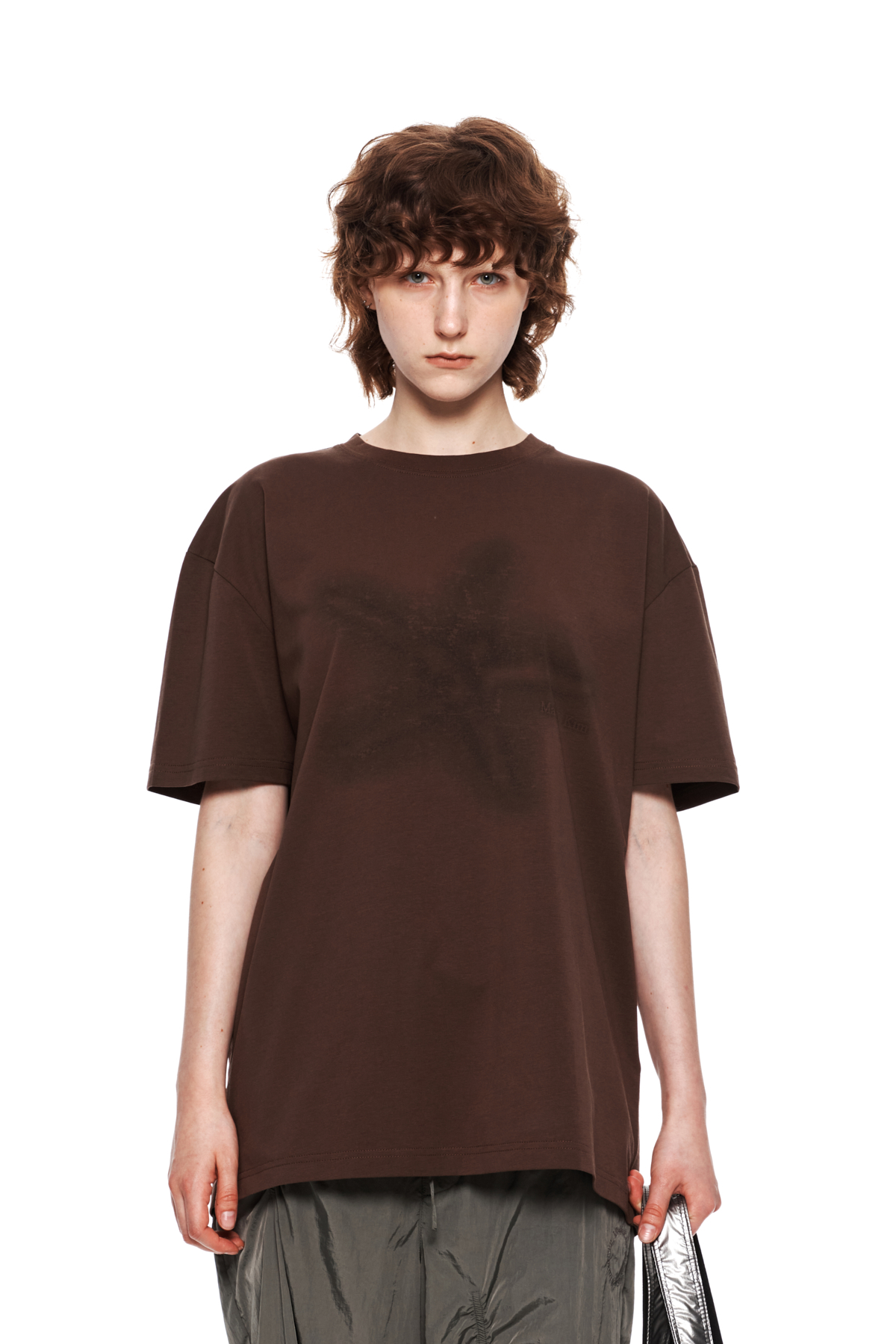 STARFISH GRAPHIC TOP IN BROWN